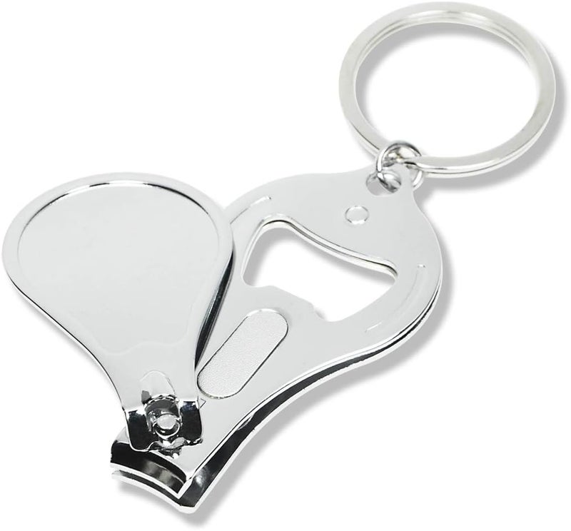 Elechobby Zinc Nail Clipper Bottle Opener Keychain