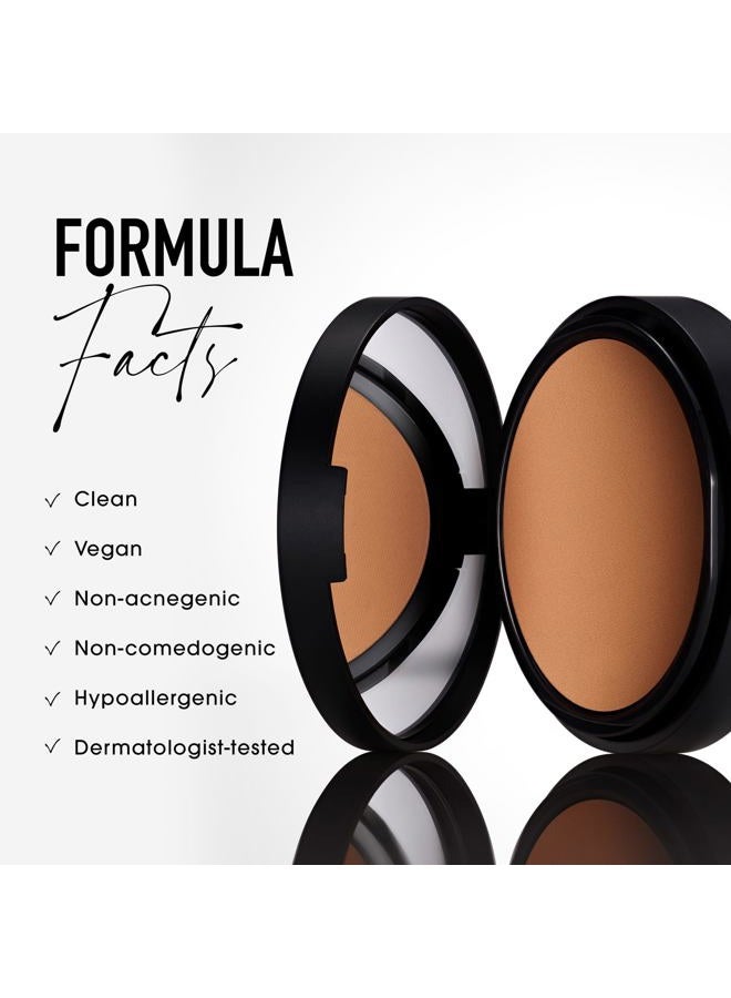 bareMinerals Barepro 24HR Skin-Perfecting Powder Foundation, Matte Pressed Powder Foundation Full Coverage with Plant-Based Squalene, Oil Control, Vegan - Light 25 Cool - Image 5