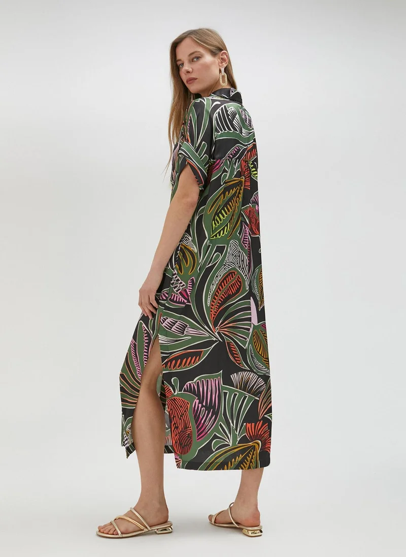 Lola Casademunt Tropical print shirt dress