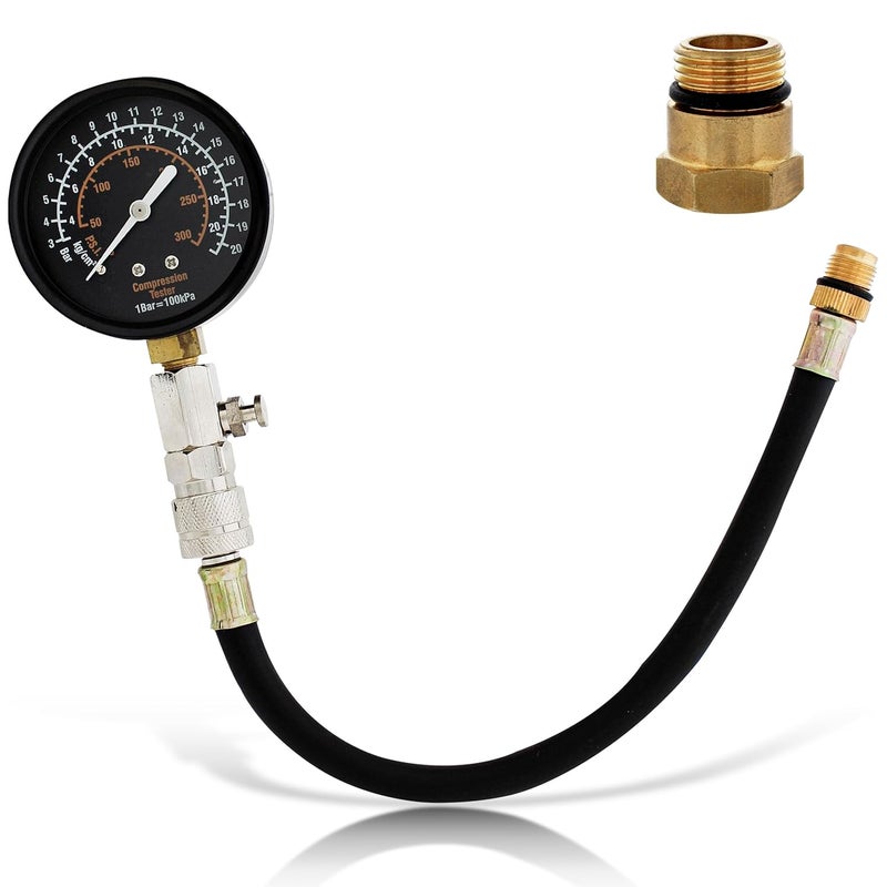 ABN Dual Automotive Compression Tester with Adapters - Image 1