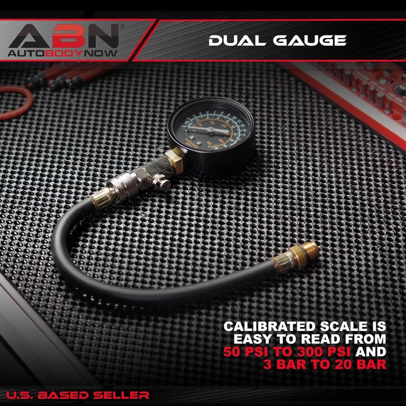 ABN Dual Automotive Compression Tester with Adapters - Image 3