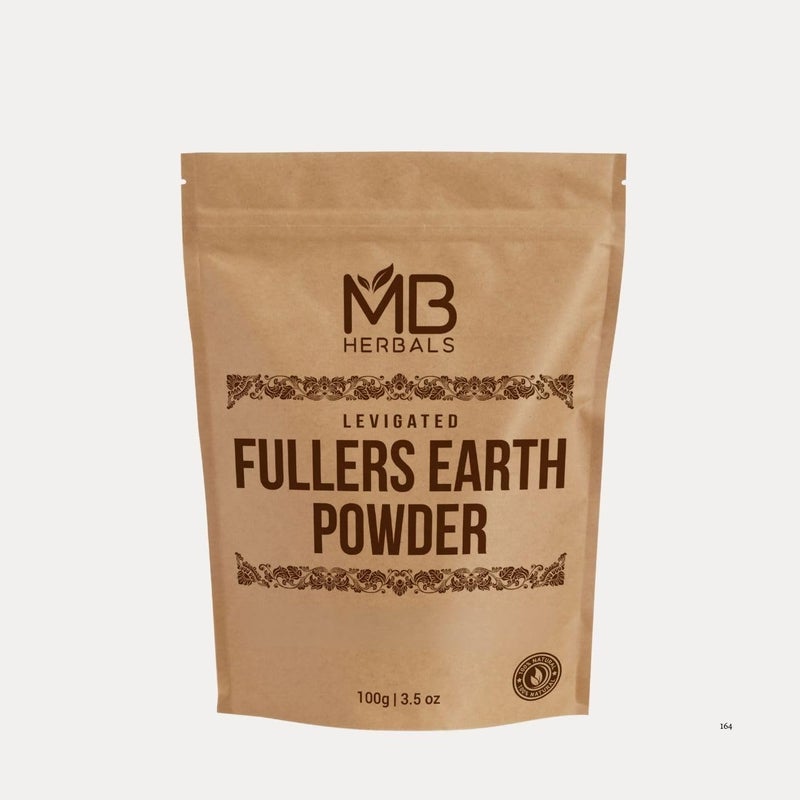 MB Herbals Fullers Earth Powder 100 Gram  35 oz  Fullers Earth Powder  Multani Mitti  Bentonite Clay Powder for Face Pack  No Fragrance  No Preservative