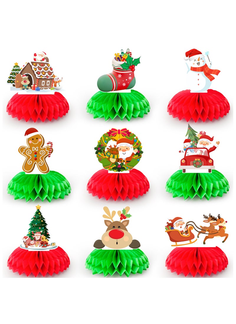 Christmas Honeycomb Centerpieces, 9pcs Christmas Table Centerpiece Kit Christmas Honeycomb Table Decorations Festival Decorations Honeycomb Centerpieces - pzsku/Z1A6C271EDF592D14E46FZ/45/_/1727860919/b5f54415-de8f-425e-94a8-a696a63cfc7e