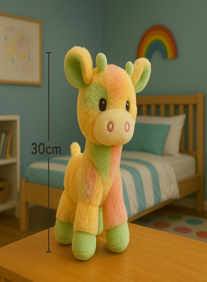 Storio Soft Plush Giraffe Toy for Kids | Ultra-Soft Cuddly Stuffed Animal for Babies, Toddlers & Children | Cute Hugging Toy for Boys & Girls | Washable & Safe | Birthday Gift for 1-6 Year Old - Image 2