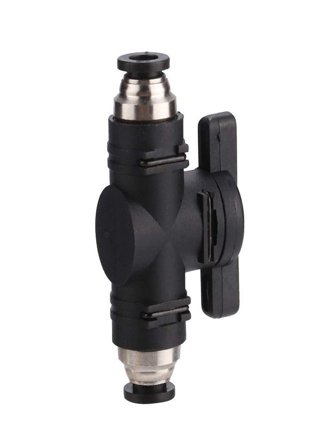 EVTSCAN Aquarium Air Flow Control, 2 Way Air Flow Control Aquarium On Off CO2 Regulator Manual On Off Switch Valve - Image 2