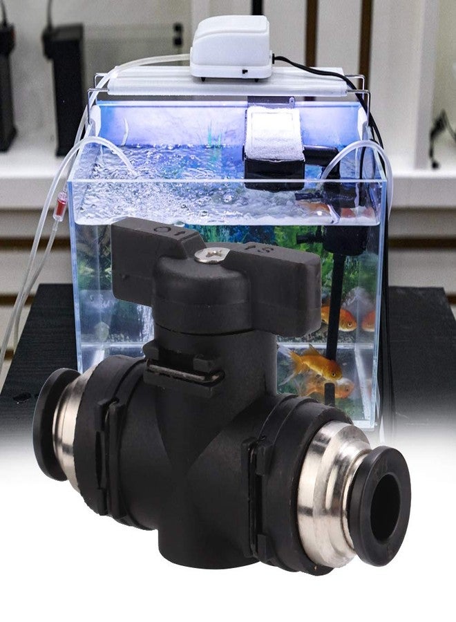 EVTSCAN Aquarium Air Flow Control, 2 Way Air Flow Control Aquarium On Off CO2 Regulator Manual On Off Switch Valve - Image 5