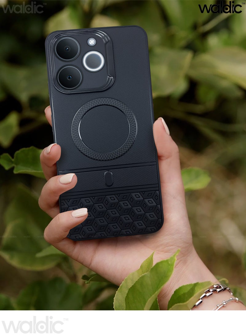 Realme Note 70 Premium Case | Premium Silicone Case Cover Designed for Realme Note 70 |Realme Note 70 Case Camera and Drop Protection Thin Protective Back Cover Case for Realme Note 70 - Black - view 5