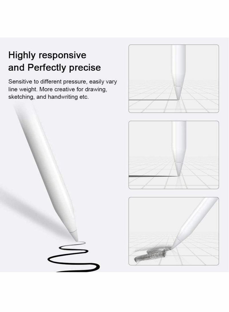 Captaintech Stylus Tips Compatible for Apple iPad Pro pencil iPencil Nibs Replacement Pen 1st Gen 2nd Generation High Sensitivity and Support Pressure-Sensitive Operation 4 Pack - Image 4