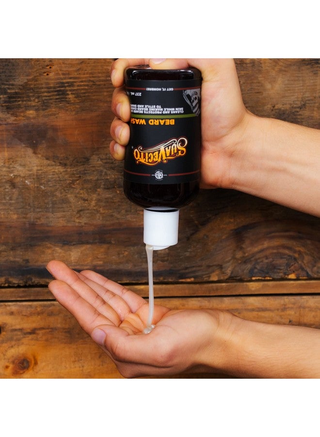 Suavecito Beard Wash Set Cleansing and Conditioning Beard Kit For Men (8 oz. each) - Image 2