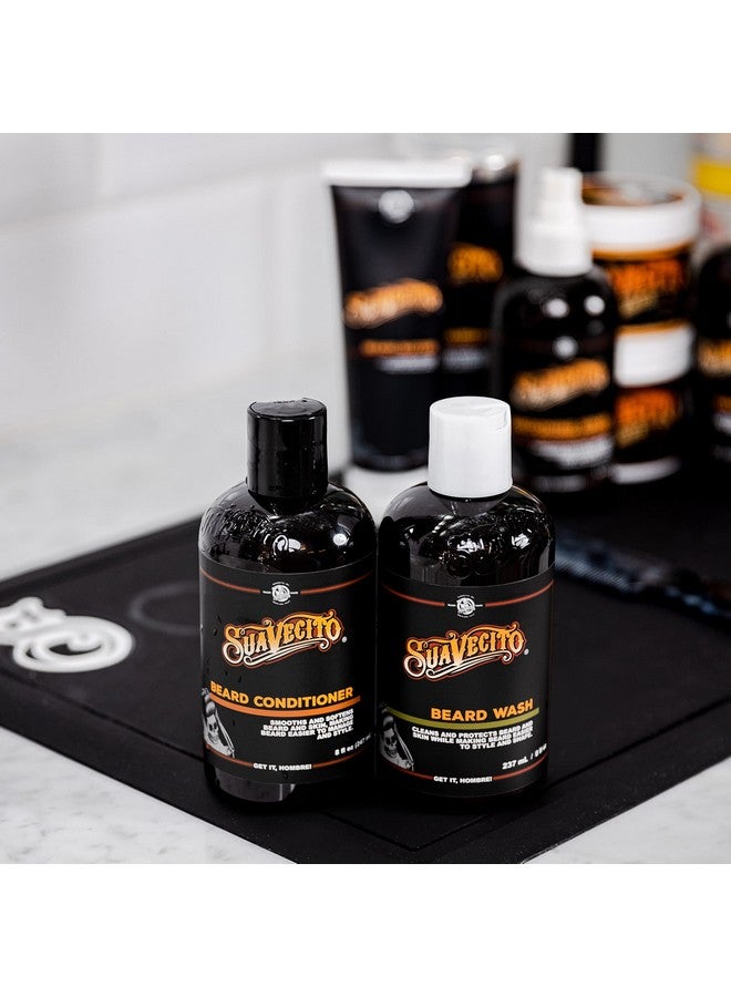 Suavecito Beard Wash Set Cleansing and Conditioning Beard Kit For Men (8 oz. each) - Image 4