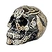 PTC PTC 7 Inch Black and Gold Color Celtic Pattern Skull Statue Figurine  - Image 2