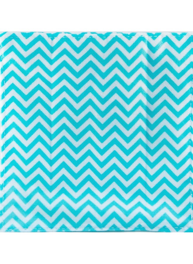Baby Paper - 2 Pack of Crinkly, Sensory Toys, Black & White Stripe, Turquoise Zig Zag - Image 2