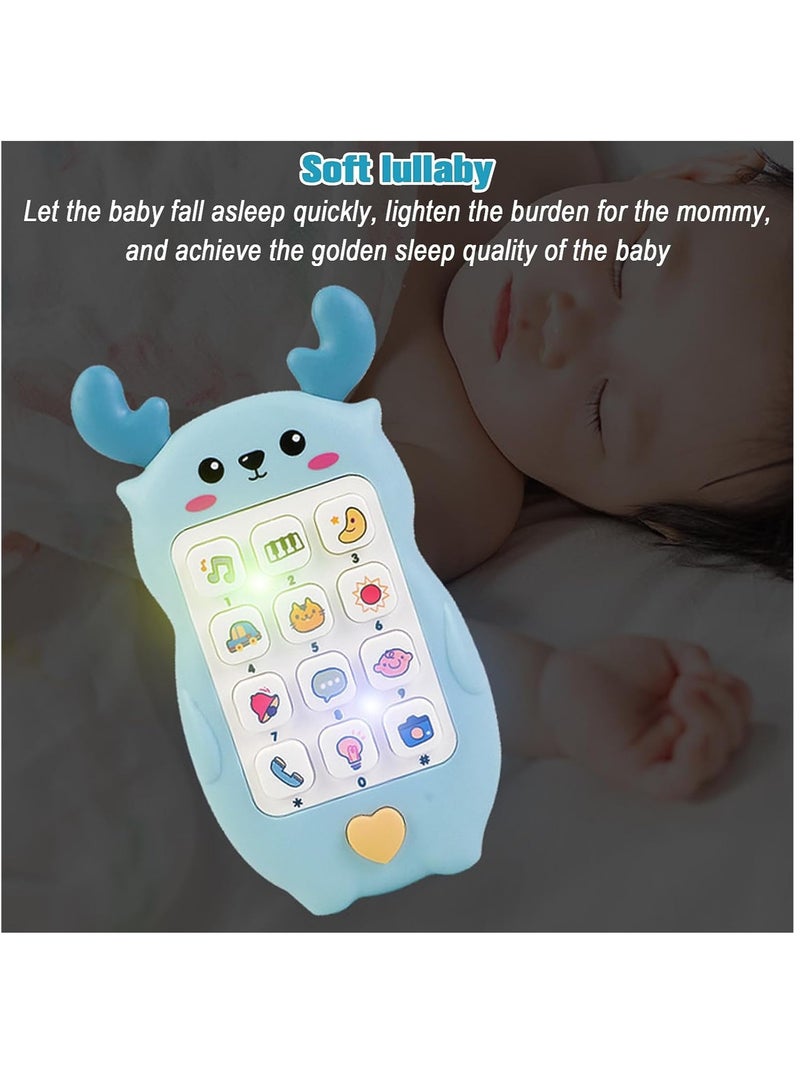 YelaJoy لعبة موبايل سيليكون، هاتف صغير، هاتف تعليمى للأطفال، موسيقي، ملون وتعليمي للأطفال، مع موسيقى مضيئة للأطفال من 6 أشهر وما فوق - Image 3