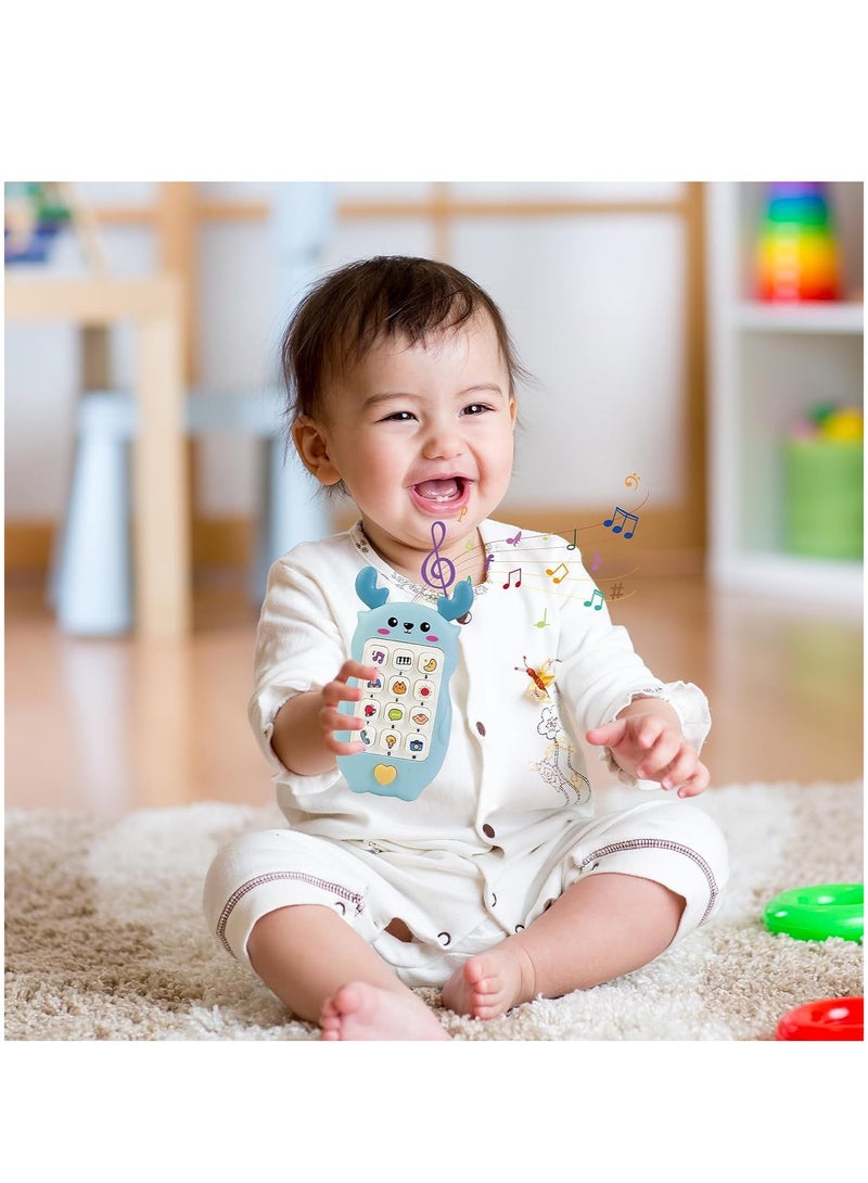 YelaJoy لعبة موبايل سيليكون، هاتف صغير، هاتف تعليمى للأطفال، موسيقي، ملون وتعليمي للأطفال، مع موسيقى مضيئة للأطفال من 6 أشهر وما فوق - Image 5