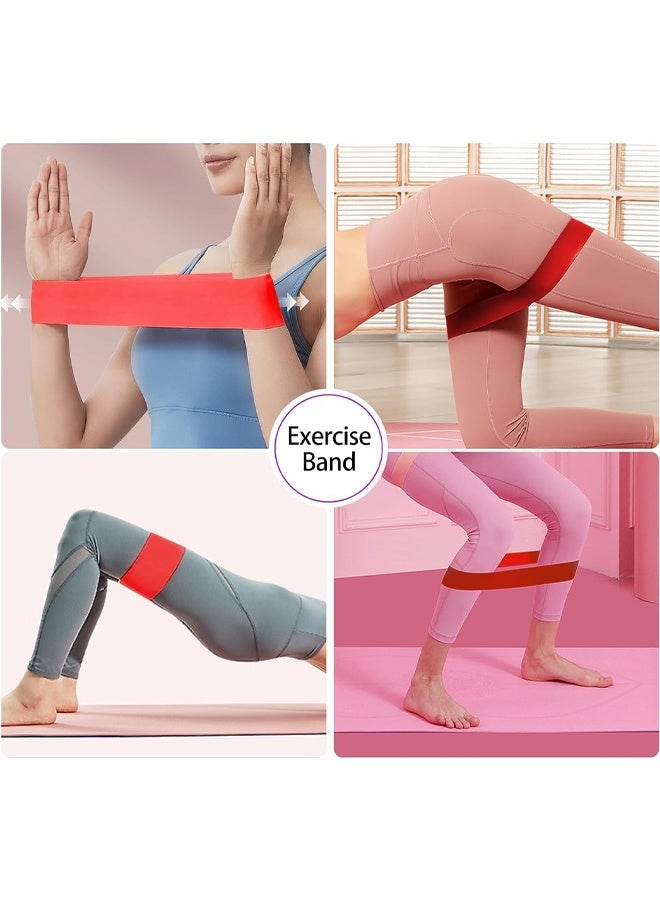 DUNISO Foam Roller Set - Hollow Foam Massage Roller, Massage Ball, Roller Stick, Stretch Band, Resistance Band, Storage Bag, Suitable for Muscle Massage, Relieve Muscle Soreness, Grid (6 Pack)  - Image 4