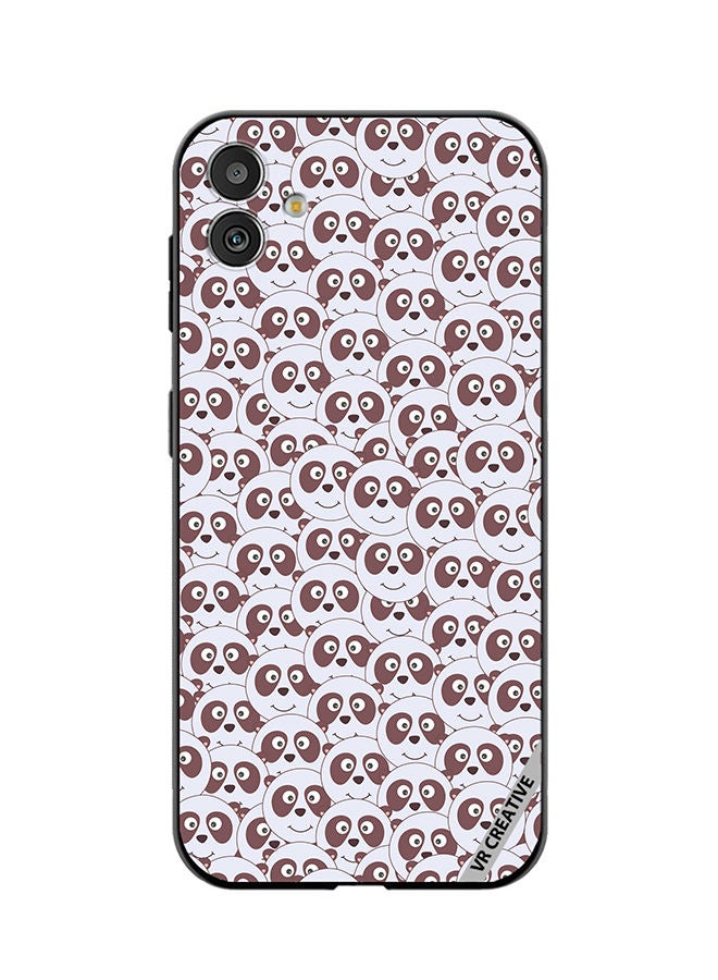 VR CREATIVE Protective Case Cover For Samsung Galaxy M13 5G Children With Funny Panda Design Multicolour - Image 1