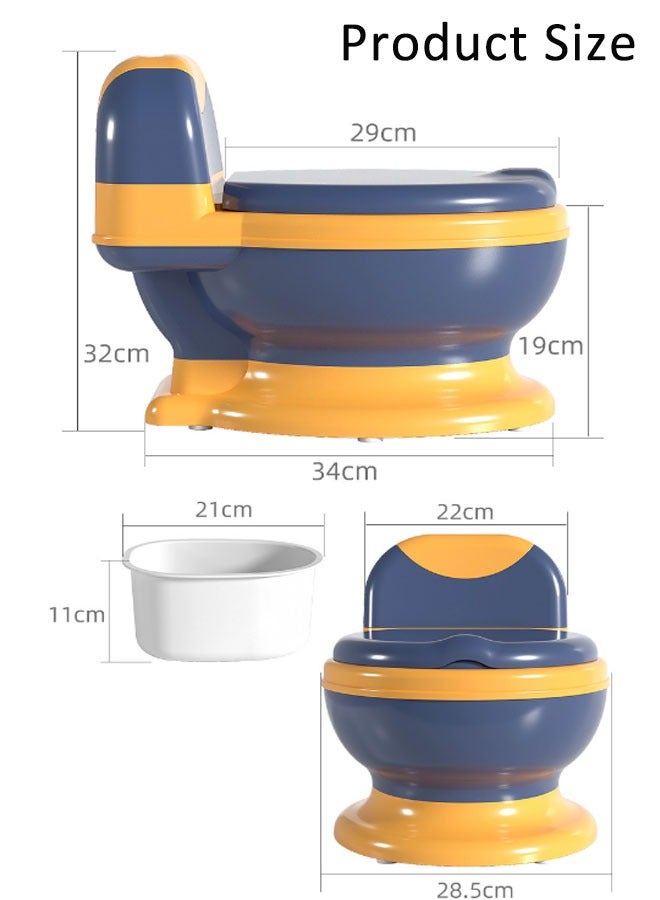 Baby Potty Toilet Seat Potty Training Seat Toddler Potty Chair with Soft Seat, Removable Potty, Toilet Paper Holder and Splash Guard Anti-slip for Toddlers, Babies and Children  - Image 2