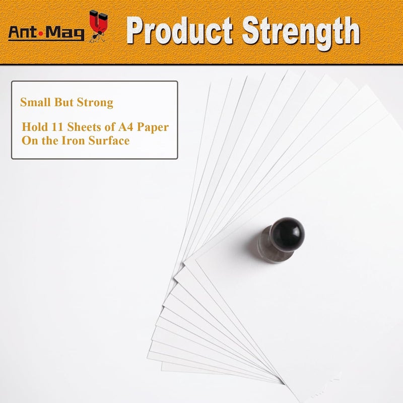 Ant Mag Magnetic Push Pins, 72 Pack Strong Whiteboard Magnets for Fridge, Maps, Office, Kitchen & Classroom Black - Image 3