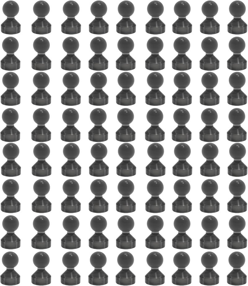 Ant Mag Magnetic Push Pins, 72 Pack Strong Whiteboard Magnets for Fridge, Maps, Office, Kitchen & Classroom Black - Image 1