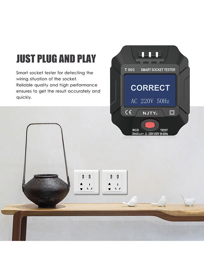 Loquat UK Plug Socket Outlet Black 7.50X6.50X7.50cm - Image 5