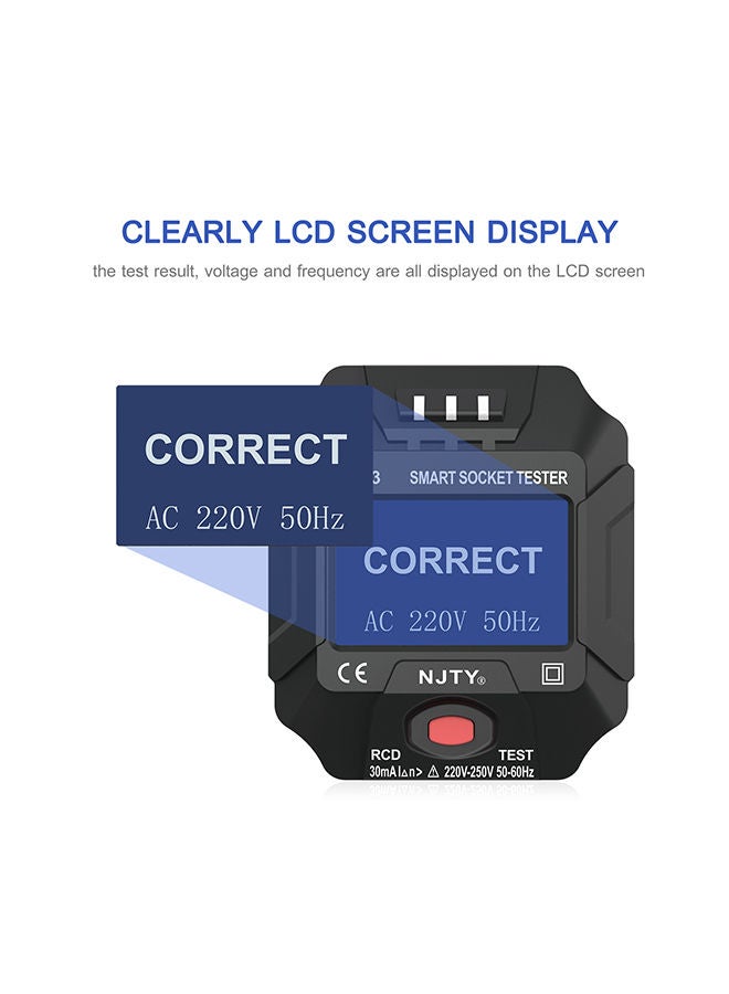 Loquat UK Plug Socket Outlet Black 7.50X6.50X7.50cm - Image 4