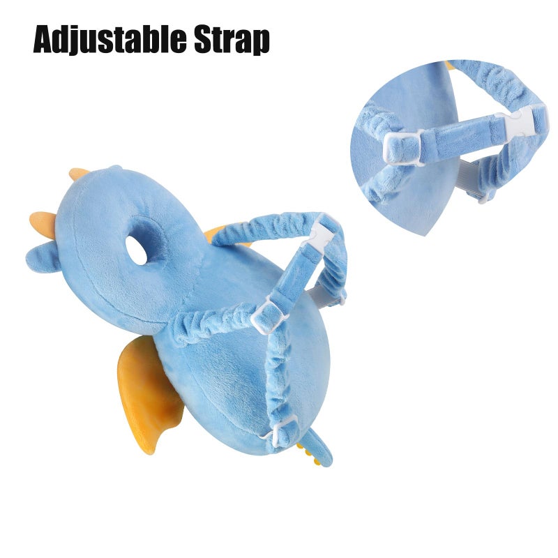 PandaEar Baby Head Protection Backpack, Toddler Walking Head Protector, Adjustable Head Protector Pad Safety Cushion (Pink) - Image 4