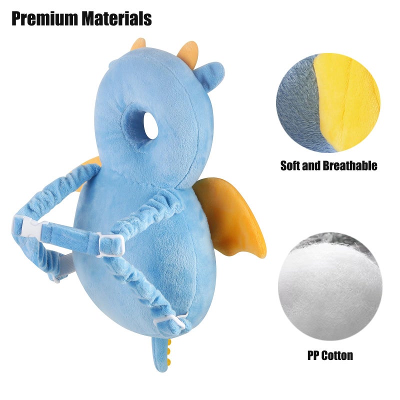 PandaEar Baby Head Protection Backpack, Toddler Walking Head Protector, Adjustable Head Protector Pad Safety Cushion (Pink) - Image 5