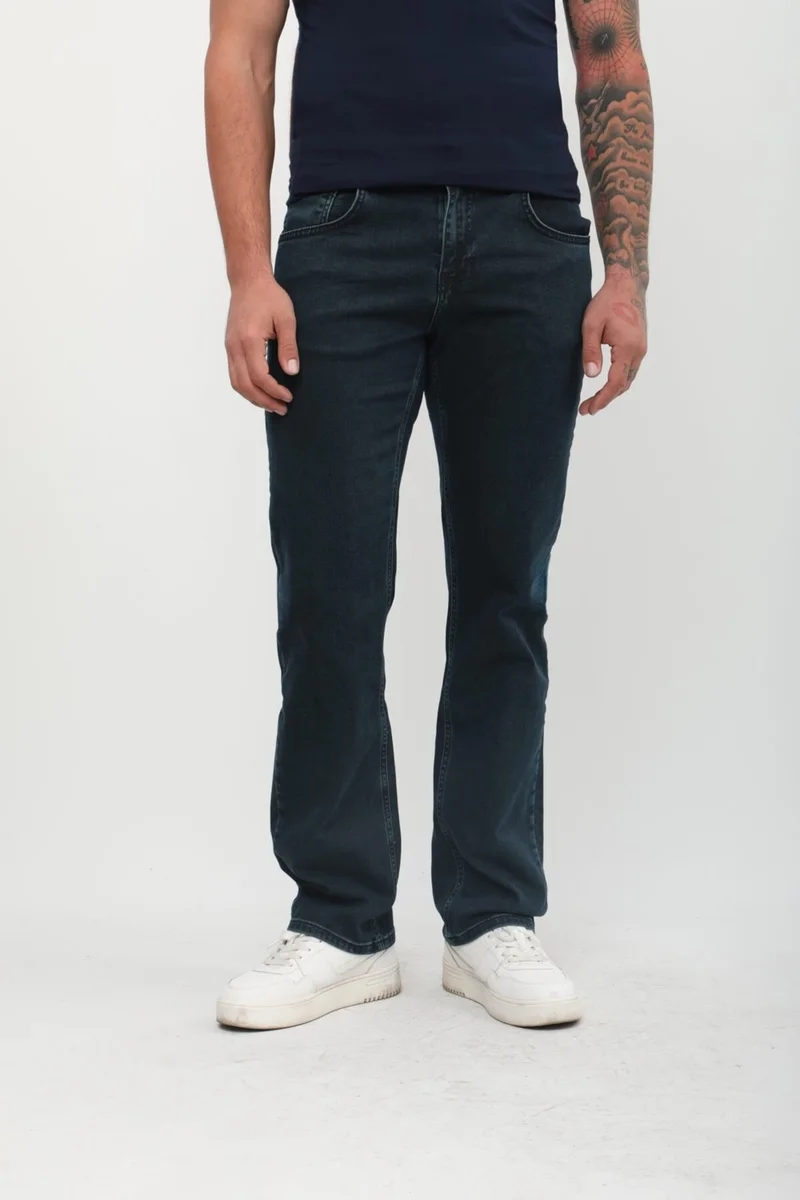 Banny Jeans Men's Lycra Regular Fit Khaki Jeans