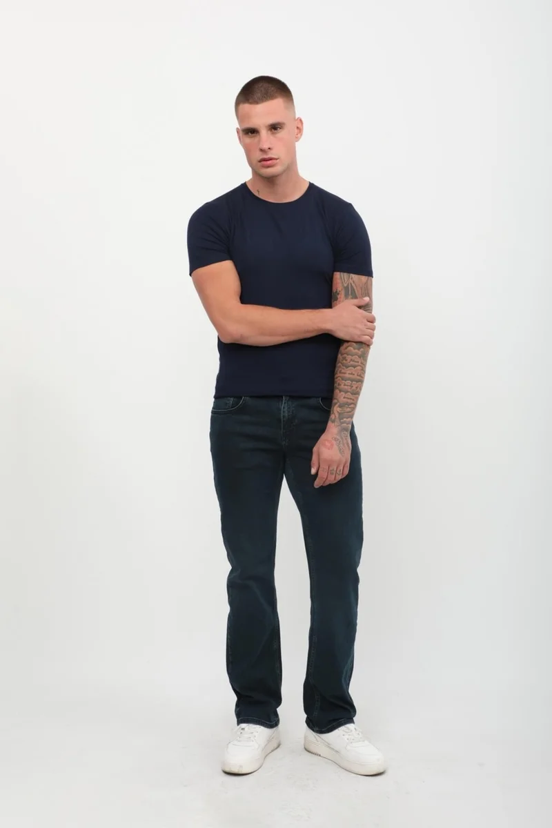 Banny Jeans Men's Lycra Regular Fit Khaki Jeans