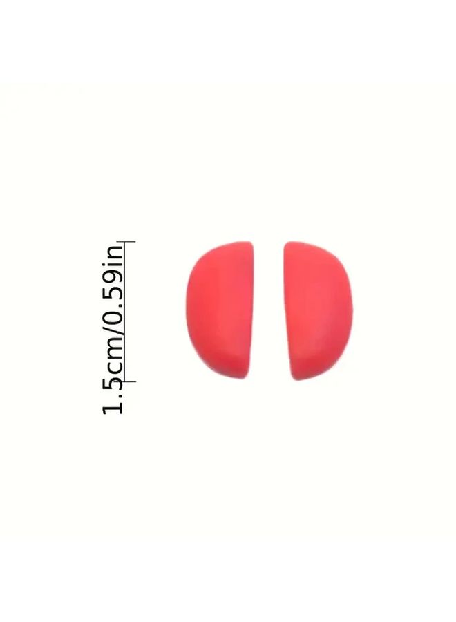 Blue Anti Slip Silicone Nose Pads For Glasses 12 Pack Lightweight Comfortable Fit - Image 2