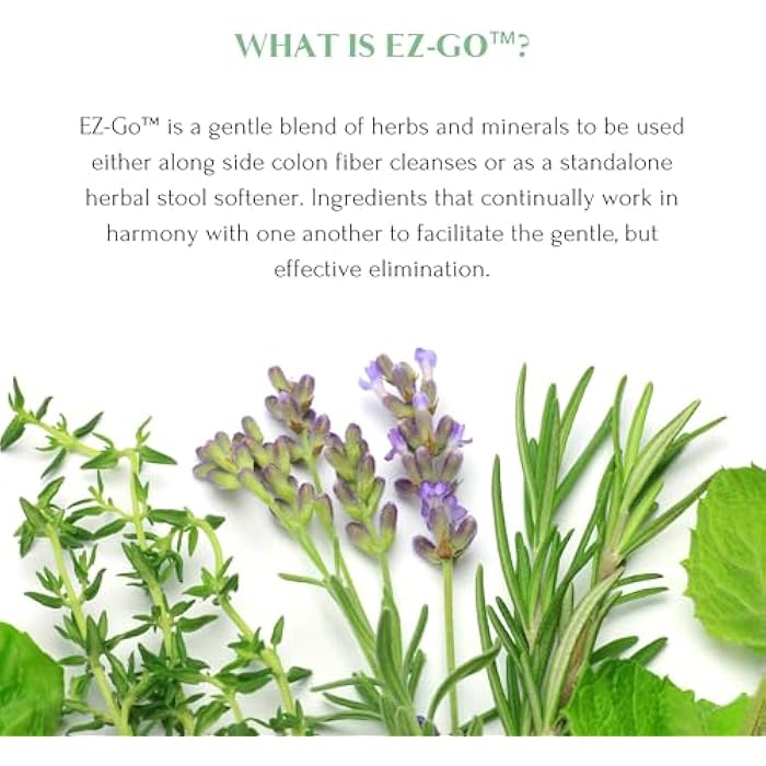 Mt Capra Mt. Capra EZ-Go Herbal Stool Softener | Non-Habit Forming, Gentle Elimination Support | Includes Cape Aloe Gel, Slippery Elm Bark, Marshmallow Root, Triphala, Magnesium and Rhubarb Root | 30 Servings - Image 4