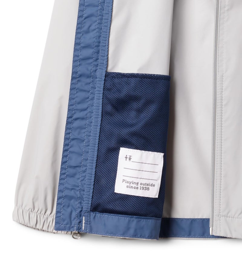Columbia Youth Boys Glennaker Rain Jacket, 2024 Columbia Grey/Dark Mountain, Small - Image 3