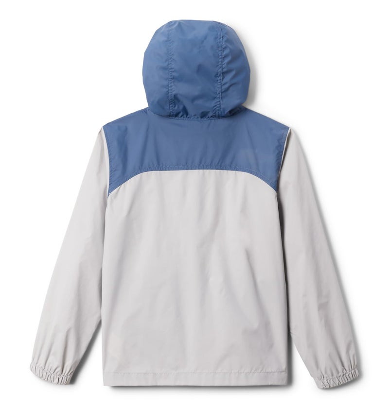 Columbia Youth Boys Glennaker Rain Jacket, 2024 Columbia Grey/Dark Mountain, Small - Image 2