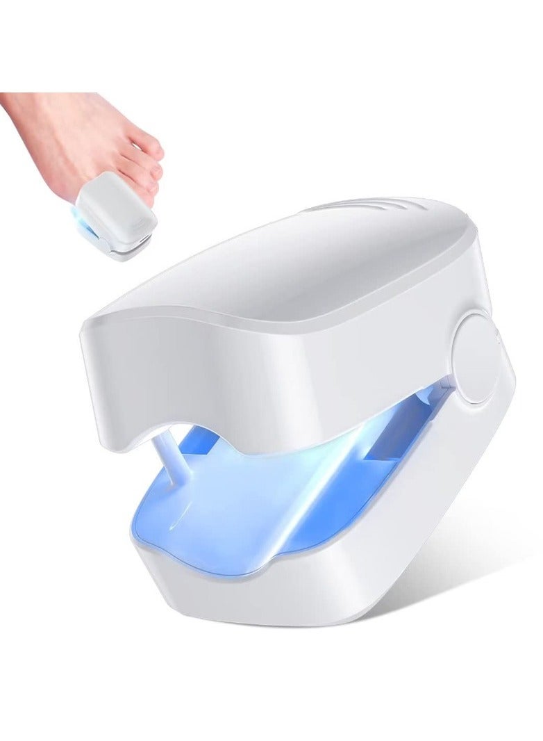 Nail Fungus Cleaning Laser Device, Blue Light Nail Therapy for Damaged Discolored Thick Toenails & Fingernails, Effective Rechargeable Nail Fungus Remover for Home Use