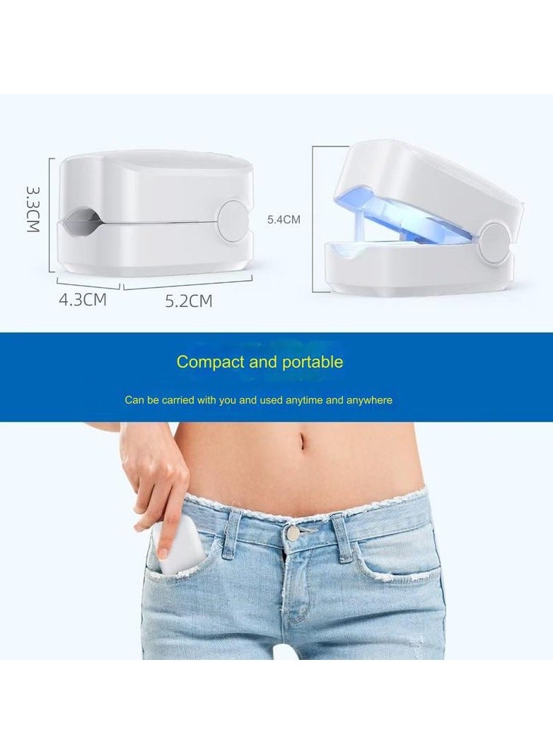 Nail Fungus Cleaning Laser Device, Blue Light Nail Therapy for Damaged Discolored Thick Toenails & Fingernails, Effective Rechargeable Nail Fungus Remover for Home Use