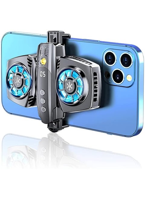 Phone Cooler Phone Cooling Fan With Dual Core Semiconductor Cell Phone Radiator Applicable To 5 8Cm Phone For Gaming Live Streaming And Outdoor Vlog Not Machine Specific Newest