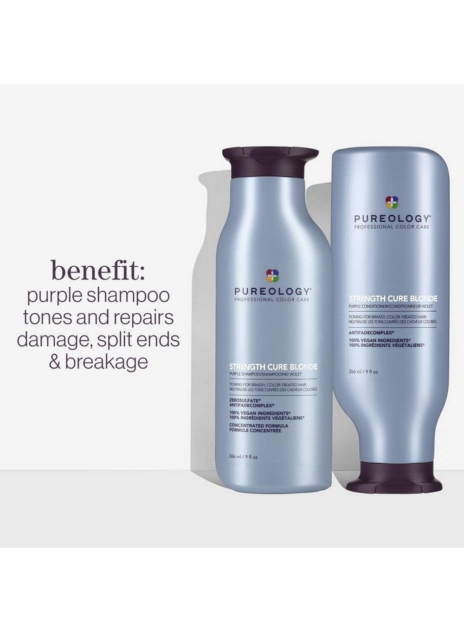 بيورولوجي شامبو سترينغث كيور بلوند بيربل للشعر الأشقر والخفيف، 9 أونصة سائلة - Image 4