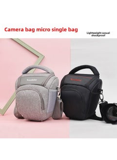 Generic Camera Bag SLR Triangle Bag Men And Women 70D5D45D360D80D90D200D Equipment Bag Photo Bag-Color:Unmarked Black Large Size  - Image 2