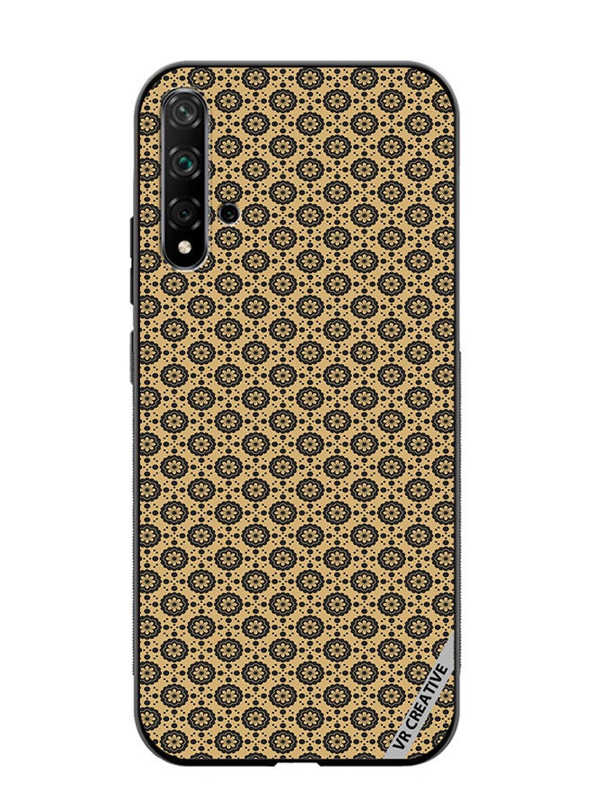 VR CREATIVE Protective Case Cover For Huawei Nova 5T Pattern Classical Luxury Ornament Royal Texture Design Multicolour - Image 1