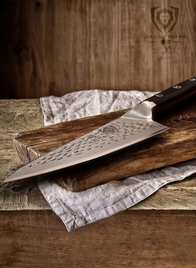 Dalstrong Chef's Knife - Shogun Series - Damascus - Japanese AUS-10V Super Steel - Vacuum Treated (15cm X Chef Knife, Black) - Image 5