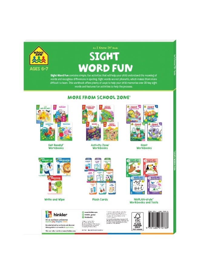 Hinkler Sight Word Fun: An I Know It! Book | Word Recognition, Categorisation, Inference, Writing Practice, Differentiations | Fun & Engaging Practice Book For Kids | Easy Learning | Age 6-8 - Image 4