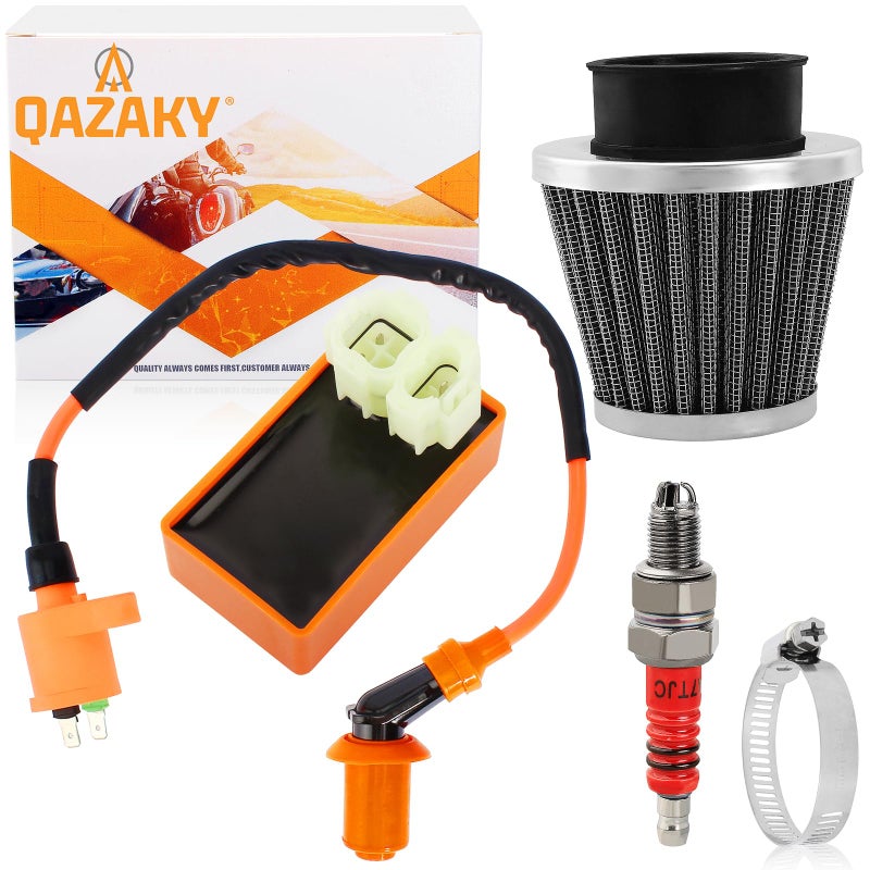 كويل الإشعال CDI من QAZAKY لأداء ممتاز لسيارات GY6 50cc 90cc 110cc 125cc 150cc 4stroke سكوتر ATV كارت مدمج دراجة نارية دراجة رملية 139QMB 152QMI 157QMJ