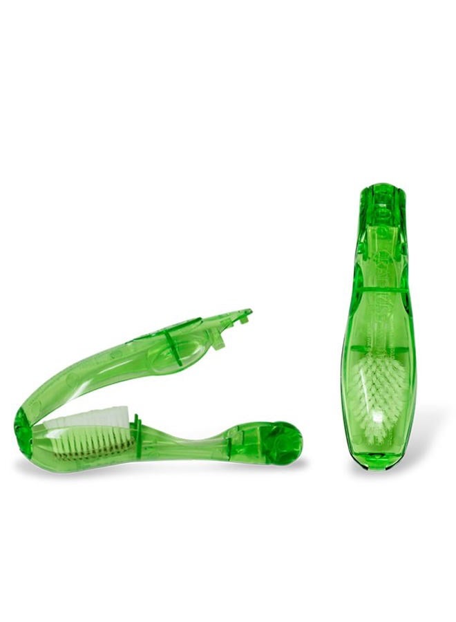 Radius Tour Travel Brush & Case with Replaceable Brush Head ADA Accepted Toothbrush Improve Gum Health - Purple - Pack of 1 - Image 4