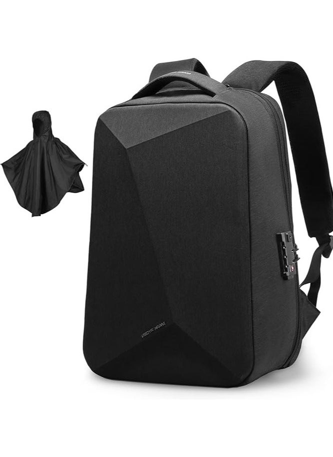 MARK RYDEN - MARK RYDEN Anti Theft Backpack with TSA Lock for 15.6 inch Travel School- Dimond Shape, With Raincoat, - Image 1