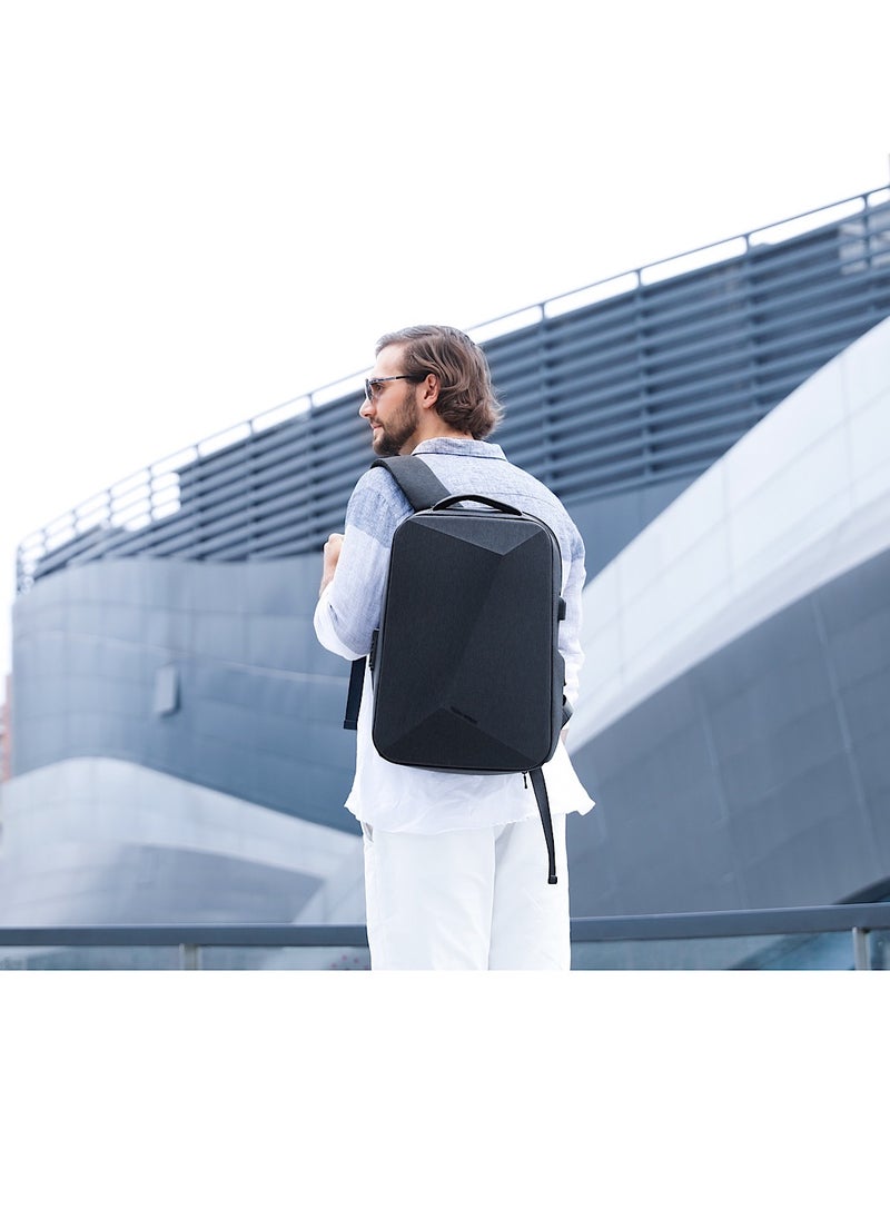 MARK RYDEN - MARK RYDEN Anti Theft Backpack with TSA Lock for 15.6 inch Travel School- Dimond Shape, With Raincoat, - Image 1