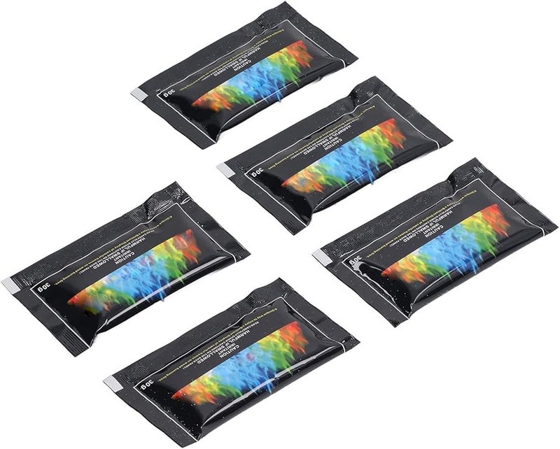 Fydun Cosmic Fire Color Packets 5PCS Long Lasting Color Changing Camping Powder 30g - Image 4