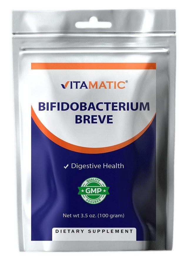 Vitamatic Bifidobacterium Breve Probiotic Powder - Digestive Health Support - 100 Gram (3.5 OZ) - 100 Servings - Image 1