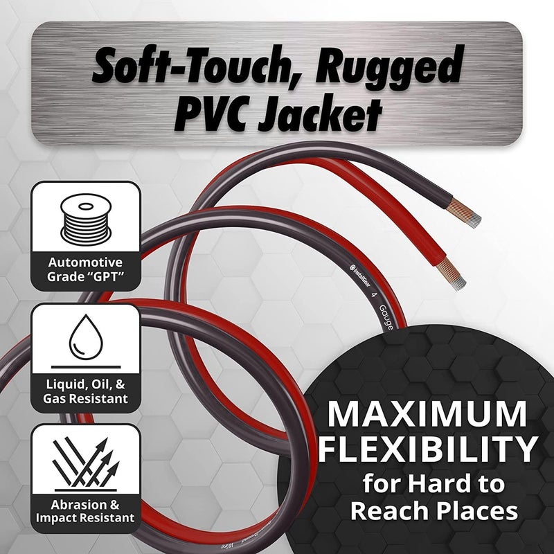 InstallGear 14 Gauge OFC Primary Remote Wire, 100-feet - Red - Speaker Cable for Car Speakers Stereos, Home Theater Speakers, Surround Sound, Radio, Automotive Wire, Outdoor - Speaker Wire 14 Gauge - Image 5