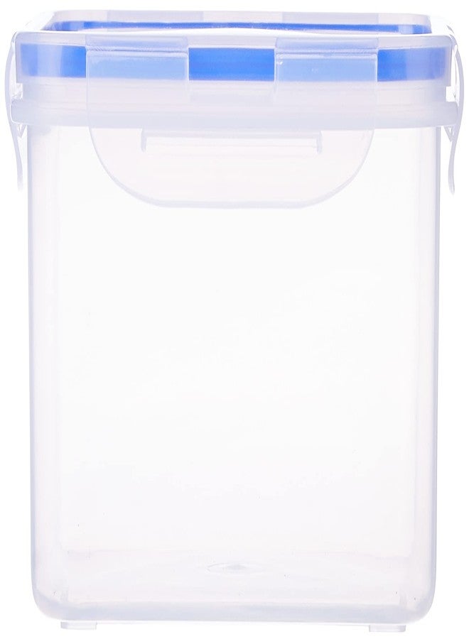 Aristo Lock & Fresh 202 Plastic Storage Container For Storing grains, pulses, rice, wheat etc - 1500 ML, Transparent Clear, large (LOCK&FRESH202) (15.5 x 15.5 x 10cm) - Image 2