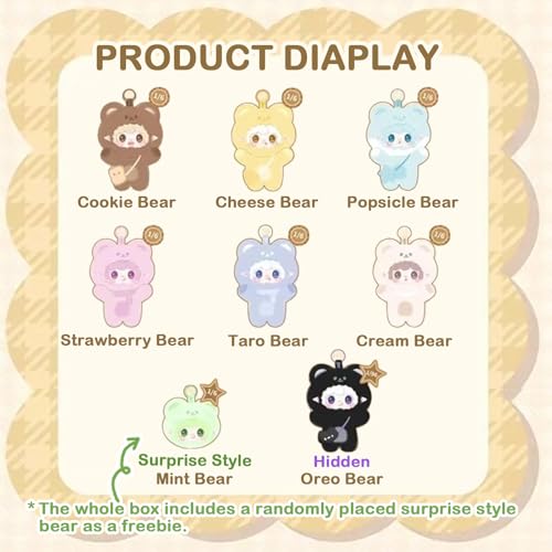 BEEMAI Yooki Take A Bite of Bear Series Single Box Contains 1 Figure Plush Blind Box Cute Figures Collectible Birthday Gifts - Image 5